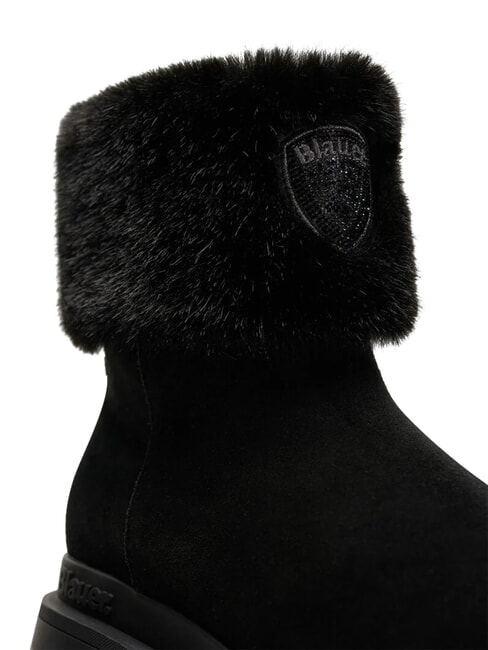 KIMMEL Botas de invierno de cuero NEGRO - Zapatos Mujer