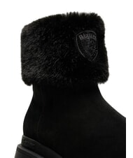 BLAUER KIMMEL Botas de invierno de cuero NEGRO - Zapatos Mujer - 4