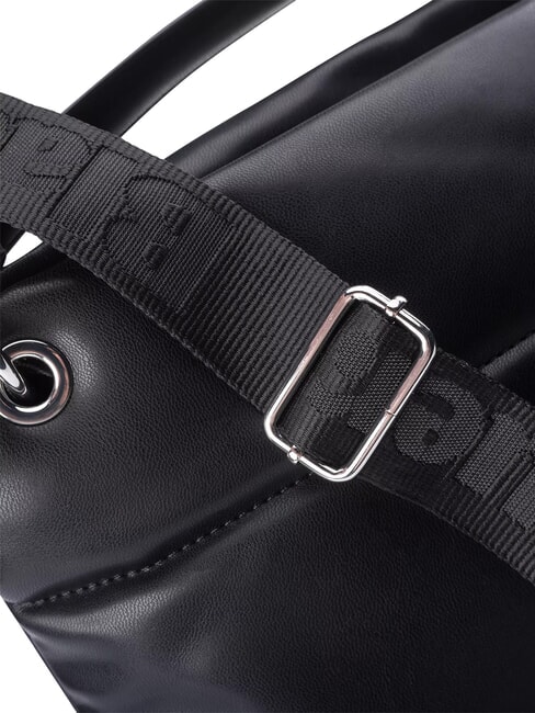 CUSHION Bolso de mano con correa para el hombro. NEGRO - Bolsos Mujer