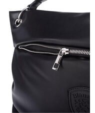 BLAUER CUSHION Bolso de mano con correa para el hombro. NEGRO - Bolsos Mujer - 8