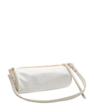 BORBONESE VIS-A-VIS Bolso de hombro peque&ntilde;o algod&oacute;n blanco - Bolsos Mujer - 2