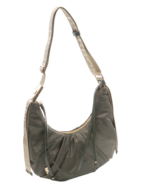 FOLD  Bolso de hombro suave laurel - Bolsos Mujer