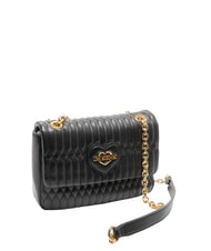 LOVE MOSCHINO BUBBLY LOVE Mini bolso de hombro / bandolera negro - Bolsos Mujer - 2
