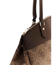 GUESS BERTA Bolso logotipo de caf&eacute; con leche / marr&oacute;n - Bolsos Mujer - 5