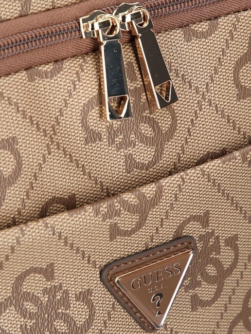 BERTA Mochila multibolsillos, con asiento bajo el pie de 45 cm. logotipo de caf&eacute; con leche / marr&oacute;n - Bolsos Mujer