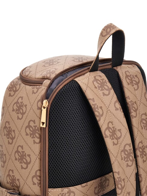 BERTA Mochila multibolsillos, con asiento bajo el pie de 45 cm. logotipo de caf&eacute; con leche / marr&oacute;n - Bolsos Mujer