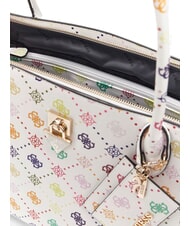 GUESS PATSIE Bolso de hombro logotipo m&uacute;ltiple - Bolsos Mujer - 4
