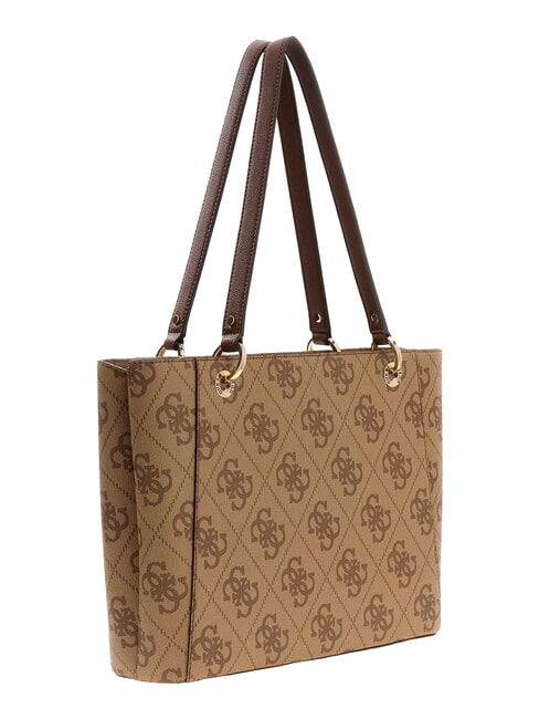 NOELLE 2 Bolsa de compras, bolso de hombro logotipo de caf&eacute; con leche / marr&oacute;n - Bolsos Mujer