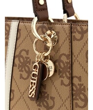 GUESS NOELLE 2 Bolsa de compras, bolso de hombro logotipo de caf&eacute; con leche / marr&oacute;n - Bolsos Mujer - 3