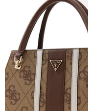 GUESS NOELLE 2 LUXURY Bolso logotipo de caf&eacute; con leche / marr&oacute;n - Bolsos Mujer - 6