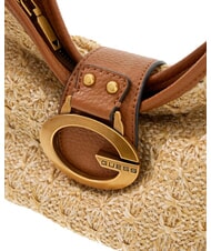 GUESS CAMDEN Bolso de hombro natural / co&ntilde;ac - Bolsos Mujer - 3