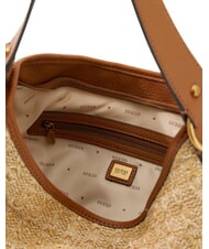 GUESS CAMDEN Bolso de hombro natural / co&ntilde;ac - Bolsos Mujer - 3