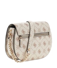 GUESS EMELIE LOGO Bolso de hombro logotipo de vainilla - Bolsos Mujer - 3