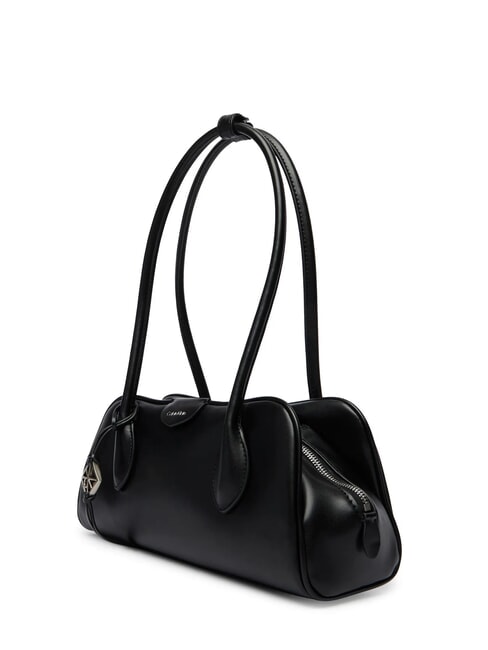 EMBOSSED LOGO BUSINE Bolso de hombro En negro - Bolsos Mujer