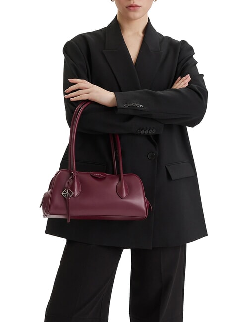 EMBOSSED LOGO BUSINE Bolso de hombro rosa seductor - Bolsos Mujer