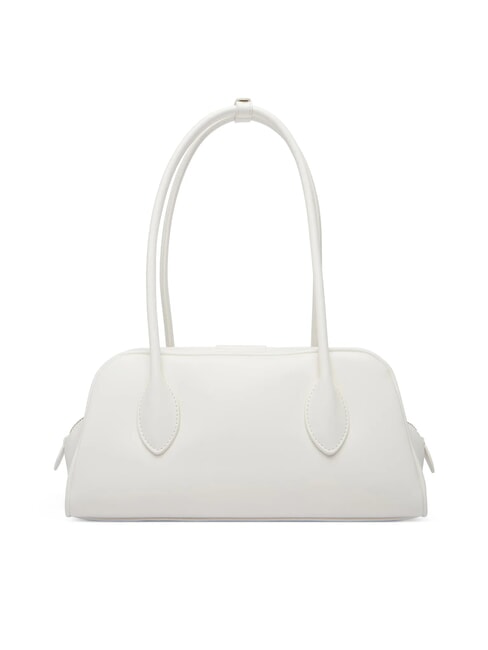 EMBOSSED LOGO BUSINE Bolso de hombro aliso blanco - Bolsos Mujer