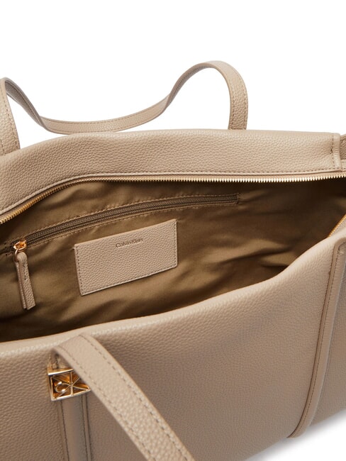 HARDWARE EMBLEM PEBB Bolsa de la compra gris topo del desierto - Bolsos Mujer