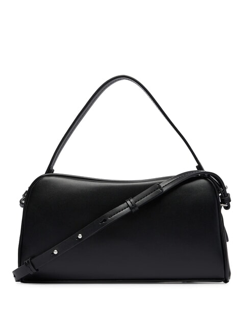 EMBOSSED LOGO BUSINE Bolso de mano con correa para el hombro. En negro - Bolsos Mujer