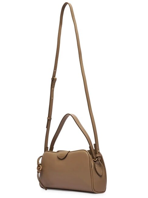 EMBOSSED LOGO BUSINE Bolso de mano con correa para el hombro. gris topo del desierto - Bolsos Mujer