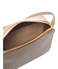 CALVIN KLEIN COATED EMBLEM Mini bolso de hombro topo desierto aop - Bolsos Mujer - 5