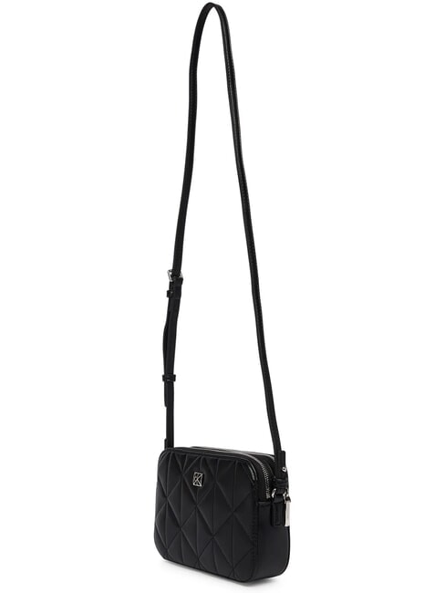 QUILTED EMBLEM Minibolso de hombro En negro - Bolsos Mujer
