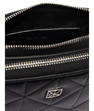 CALVIN KLEIN QUILTED EMBLEM Minibolso de hombro En negro - Bolsos Mujer - 5