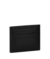 CALVIN KLEIN RAISED LOGO Tarjetero plano de cuero - Carteras Hombre