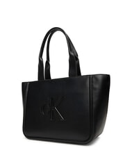 CALVIN KLEIN BOLD MONOGRAM Comprador de hombro En negro - Bolsos Mujer - 3