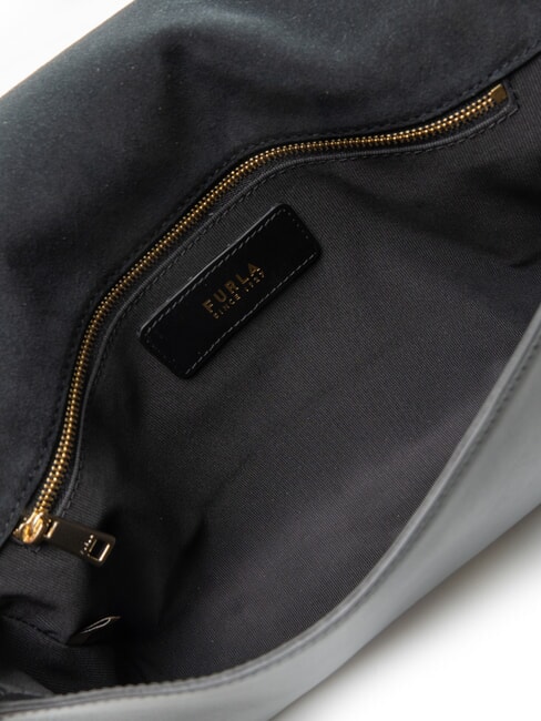 CAMPIONARIO - RIVA  Bolso de hombro negro+vainilla - Bolsos Mujer