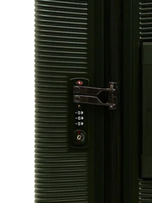 ULTIMA Carro de cabina r&iacute;gido expandible oliva oscuro - Equipaje de mano