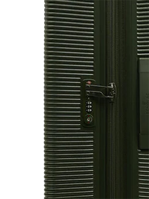 ULTIMA Carro grande, r&iacute;gido y extensible oliva oscuro - Trolley R&iacute;gidos