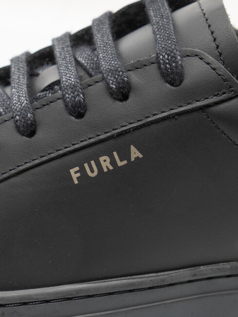 NICE  Zapatillas de cuero negro - Zapatos Mujer