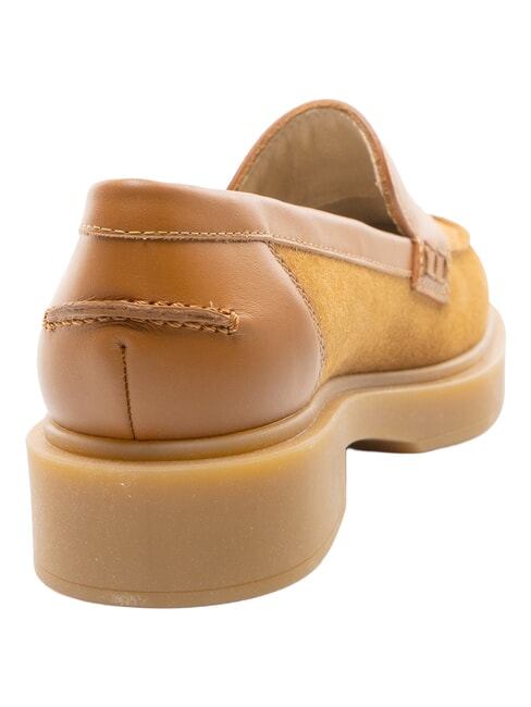 CAMPIONARIO - SFERA  mocasines de cuero Base de brandy y miel - Zapatos Mujer