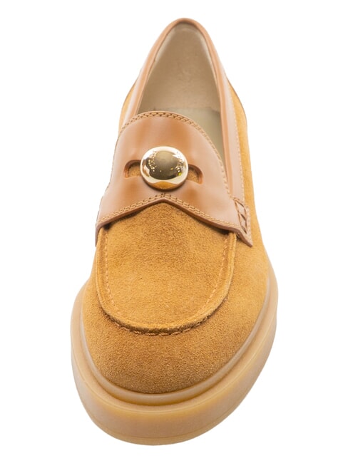 CAMPIONARIO - SFERA  mocasines de cuero Base de brandy y miel - Zapatos Mujer