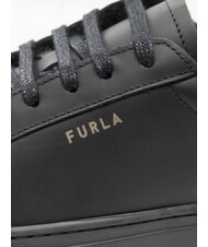 FURLA CAMPIONARIO - NICE  Zapatillas de cuero negro - Zapatos Mujer - 3