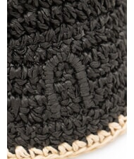 FURLA CAMPIONARIO - GIOVE  Sombrero de nailon negro+natural - Sombreros - 2