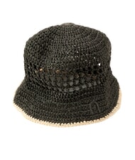 FURLA CAMPIONARIO - GIOVE  Sombrero de nailon negro+natural - Sombreros - 3