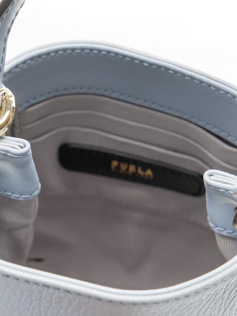 CAMPIONARIO - NUVOLA  Mini bolso cubo de piel nube - Bolsos Mujer