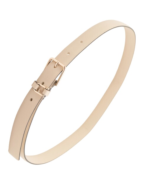 NUVOLA Cintur&oacute;n de cuero avena - Cinturones