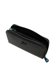GABS GMONEY17 Cartera grande de cuero con cremallera negro - Carteras Mujer - 4