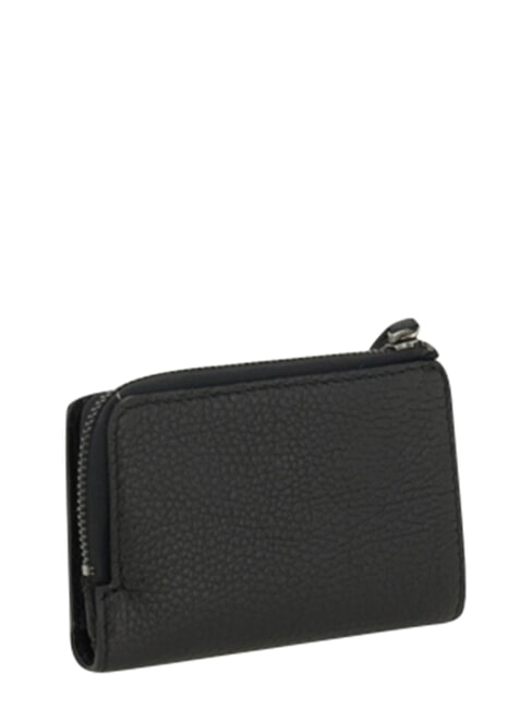 GMONEY57 Cartera de piel con cremallera negro - Carteras Mujer