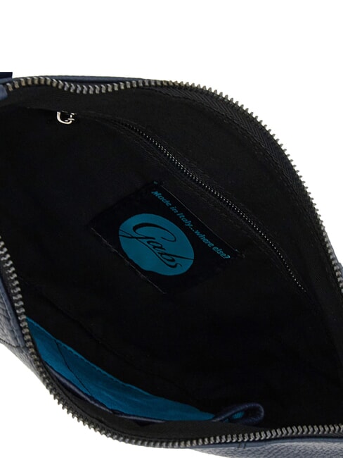 BEYONCE Bolso de mano mediano de piel con correa para el hombro. tinta azul - Bolsos Mujer