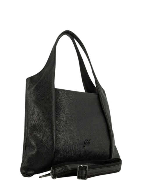 ZEYNEP Bolso de hombro plano, mediano negro - Bolsos Mujer