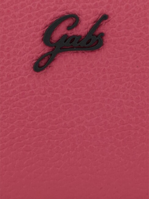 GMONEY17 Cartera grande de cuero con cremallera begonia - Carteras Mujer