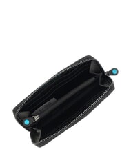 GABS GMONEY17 Cartera grande de cuero con cremallera lago - Carteras Mujer - 4