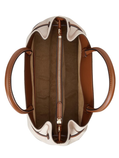 BLAIKE Bolso de mano con correa para el hombro. lienzo blanco/beige - Bolsos Mujer