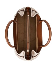 RALPH LAUREN BLAIKE Bolso de mano con correa para el hombro. lienzo blanco/beige - Bolsos Mujer - 6