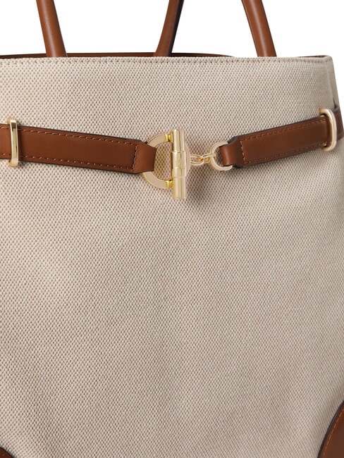 BLAIKE Bolso de mano con correa para el hombro. lienzo blanco/beige - Bolsos Mujer
