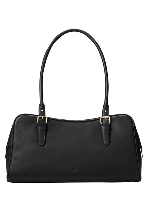 MARCY Bolso de hombro de piel negro2 - Bolsos Mujer
