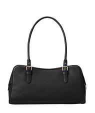 RALPH LAUREN MARCY Bolso de hombro de piel negro2 - Bolsos Mujer - 5